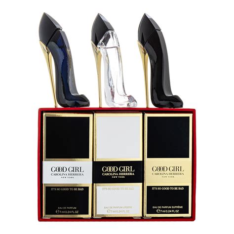 carolina herrera mini perfume set.